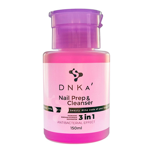 NAIL PREP&CLEANSER 3in1 DNKa for disinfection, degreasing and removing the sticky layer 150 ml (PDNKA) - Фото №1