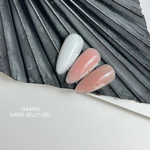 GA&MA Hard Jelly gel rose nude 15 ml (7702266) - Фото №2