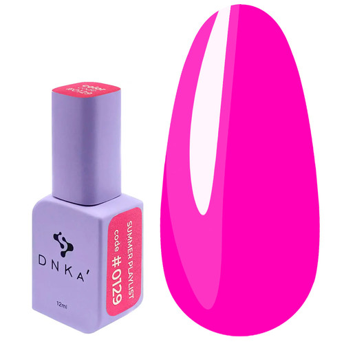 Gel polish DNKa 0129 Summer Playlist fuchsia 12 ml (GPDC0129) - Фото №1