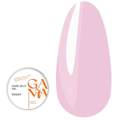 GA&MA Hard Jelly gel Peony 15 ml (7702816) - Фото №1
