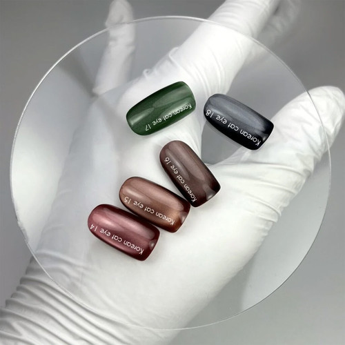 Gel polish NAILSOFTHEDAY Korean cat eye 14 red 10 ml - Фото №4