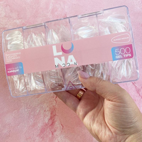 Gel Tips zur Nagelverlängerung LUNA Almond Medium (500 Stk) - Фото №4