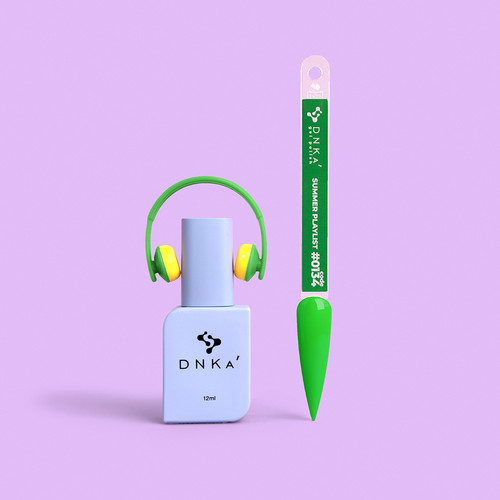 Gel polish DNKa Summer Playlist 0134 green 12 ml (GPDC0134) - Фото №2