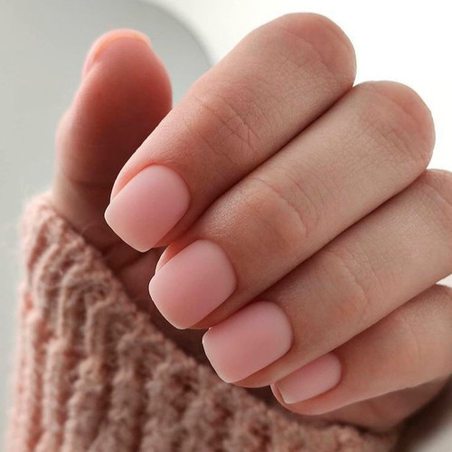 Manicure for short nails 2025 (Matte Cream)