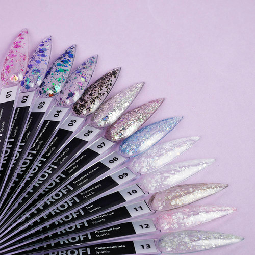 Gel polish TUFI profi PREMIUM Sparkle 11 golden frost 5 ml (0243539) - Фото №6