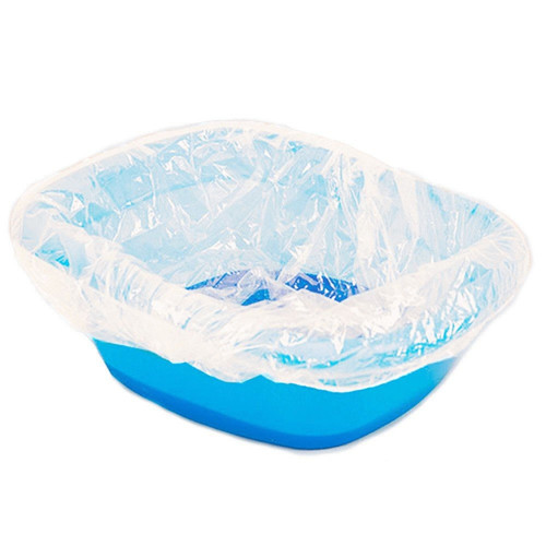 Panni Mlada Abdeckung für Pedikürebad 50x70 cm aus Polyethylen transparent 100 Stück/Packung (20017830011)
