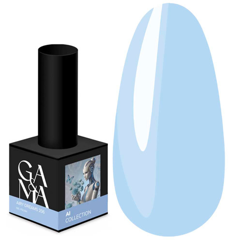 Gel polish GA&MA AI collection №206 Airy Dreams 10 ml (7703149) - Фото №1