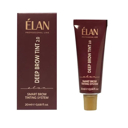 Długotrwała farba do brwi ELAN Deep Brow Tint 03 Black, 20ml - Фото №3