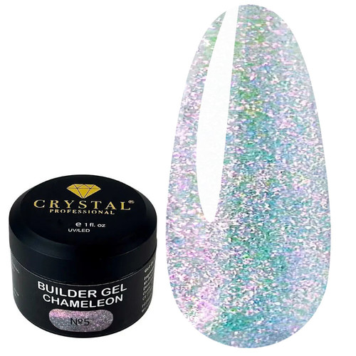 Crystal Builder Gel Chameleon #5 Blau-Pink Chameleon 15 ml - Фото №1