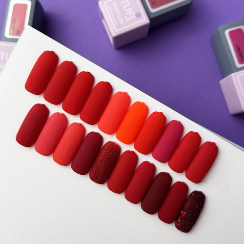 Gel polish TUFI profi  PREMIUM Cabaret  04 Carmine 8ml (0102559) - Фото №5