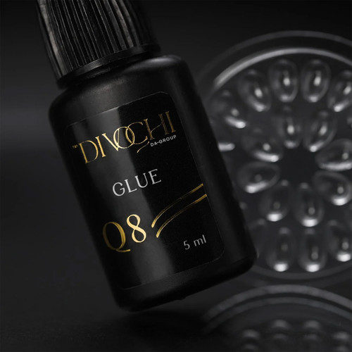 Glue DIVOCHI for eyelash extensions "Q8" black 5 ml - Фото №3