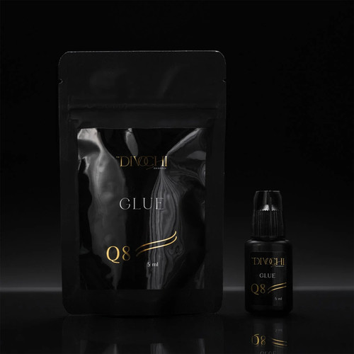 Glue DIVOCHI for eyelash extensions "Q8" black 5 ml - Фото №4