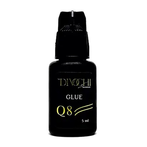 Glue DIVOCHI for eyelash extensions "Q8" black 5 ml - Фото №1