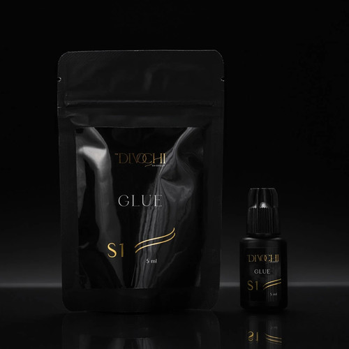 Glue DIVOCHI for eyelash extensions "S1" black 5 ml - Фото №4