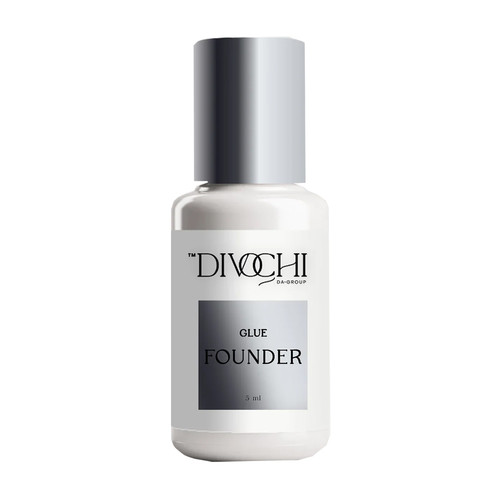 Glue DIVOCHI for eyelash extensions "Founder" black 5 ml - Фото №1