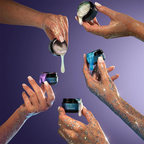 F.O.X Glanzgel Mermaid 003 türkisblau perl 15 ml - Фото №4