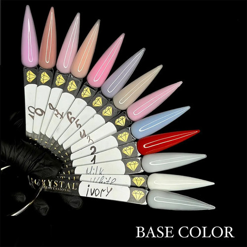 Crystal Base Color №9 beige-pink 12 ml - Фото №2