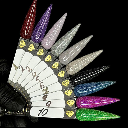 Crystal Base Disco №9 fuchsia reflective 12 ml - Фото №2