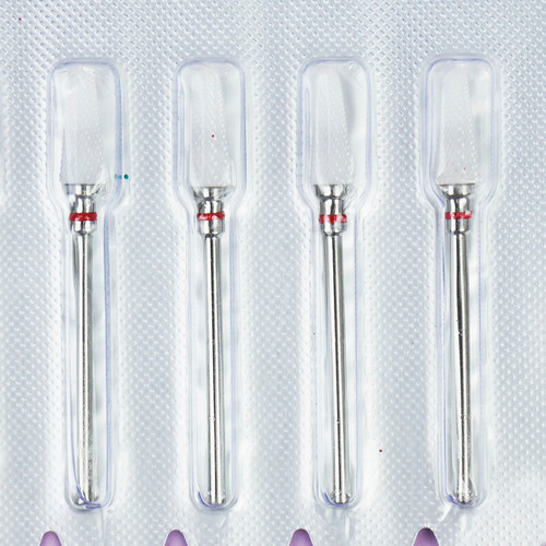 Ceramic manicure cutter TUFI profi Umbrella TC117 red - Фото №2