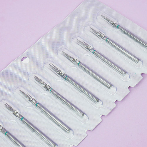 Manicure cutter TUFI profi Needle M0214-C carbide green - Фото №2