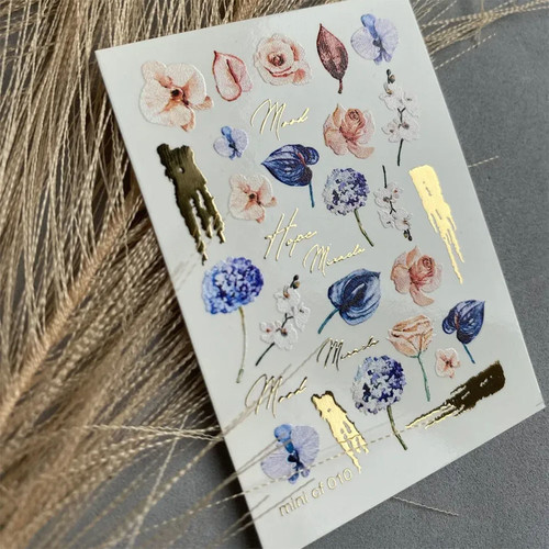 Slider design UAslider flowers Color and Foil 010 mini_CF_010 - Фото №2