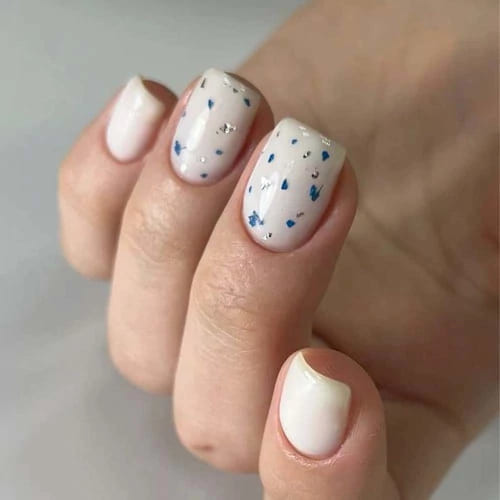 Milk manicure