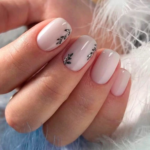Milk manicure