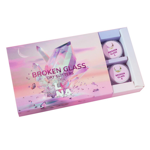 Trockenglitter-Set für Nägel „LUNA Broken Glass“, 6 Stück (804-3641) - Фото №1