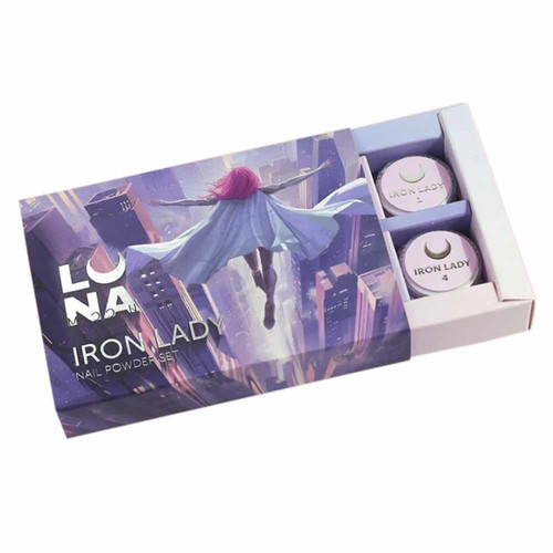 LUNA Iron Lady Nagelpuder-Set, 6 Stück (804-3922) - Фото №1