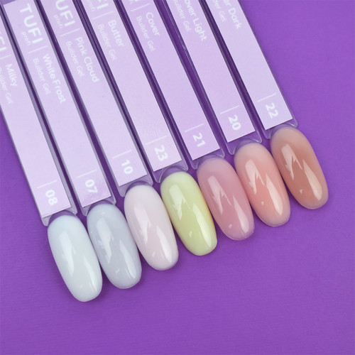 Gel for extension TUFI profi Builder Gel UV/LED 08 Milky 30 ml (0324522) - Фото №4