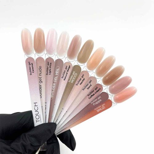 Gel for extensions TOUCH Builder gel Coffe cream 30 ml - Фото №3