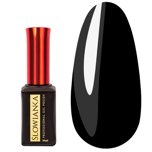 Gel polish Slowianka 777 Carbon Black 10 g - Фото №1