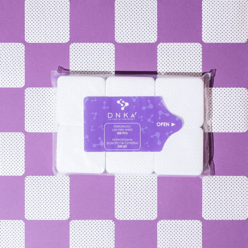 DNKa PERFORATED LINT FREE WIPES 200 pcs - Фото №2