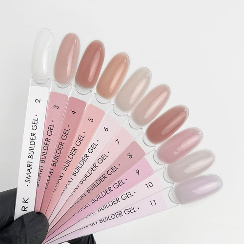 Gel zur Verlängerung Dark Smart Builder Gel 10 milchig rosa 30 ml - Фото №4