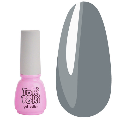 Gel polish Toki-Toki № 065 gray 5 ml - Фото №1