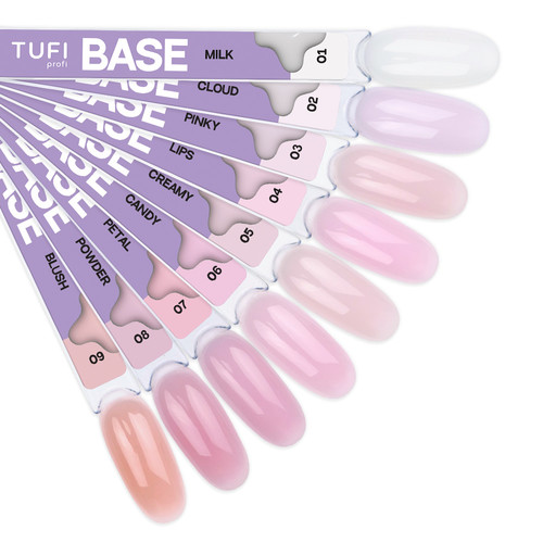 TUFI profi Cover base coat 07 Petal 10 ml (0326526) - Фото №4