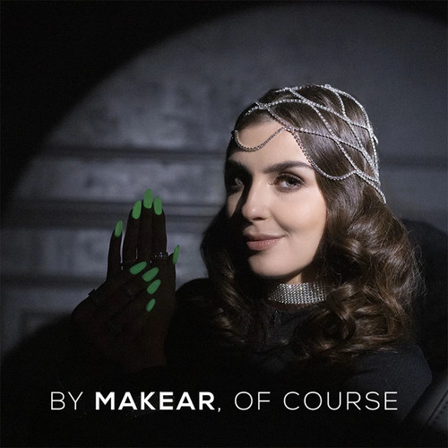 Gel polish Makear MCL03 cat's eye silver reflective 8 ml - Фото №5