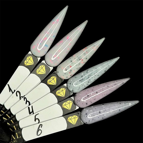 Crystal Base Yogurt №3 milky with black and red crumbs 15 ml - Фото №3