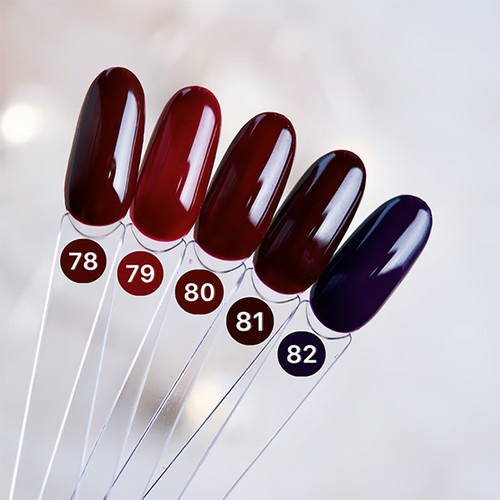Gel polish DARK New collection 080 marsala 10 ml - Фото №4