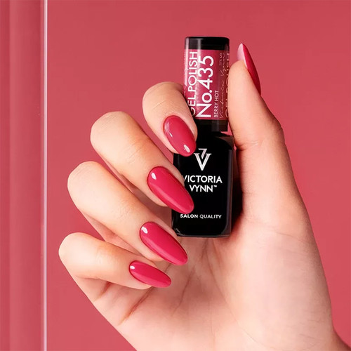 Гель лак VICTORIA VYNN GEL POLISH 435 Berry Hot 8 мл - Фото №3