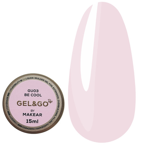 MAKEAR Gel&Go Up GU03 Be Cool 15ml - Фото №1