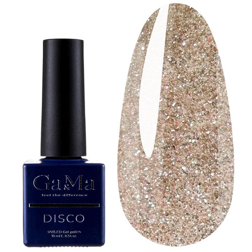 Gel-Nagellack GA&MA Shine 021  reflektierendes Beige 10 ml (7700085)