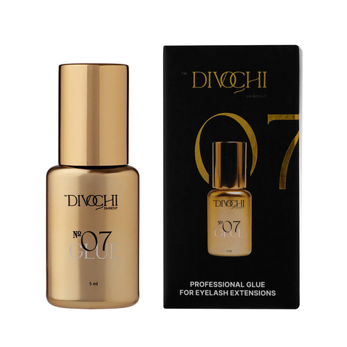 Glue DIVOCHI for eyelash extensions "07" black 5 ml - Фото №2