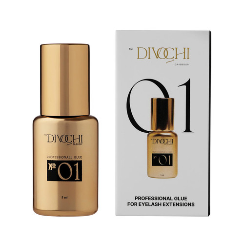 Glue DIVOCHI for eyelash extensions "01" black 5 ml - Фото №2