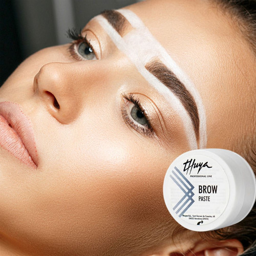 White eyebrow correction paste Thuya - Фото №4