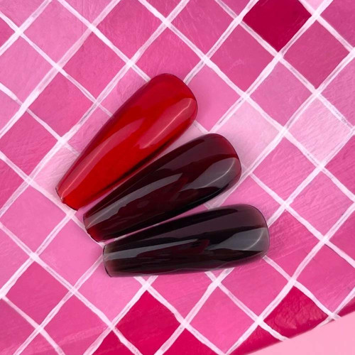 Top LUNA Glass 23 burgundy 13 ml (300-3452) - Фото №5