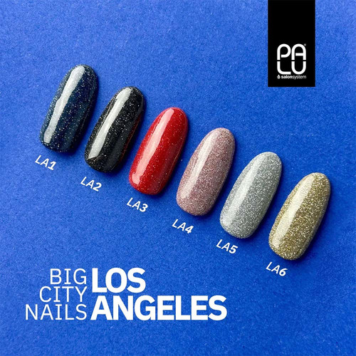 Gel polish PALU Los Angeles LA2 black reflective 6 g - Фото №3
