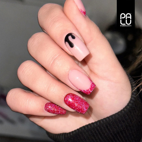 Gel polish PALU Los Angeles LA3 red reflective 6 g - Фото №2