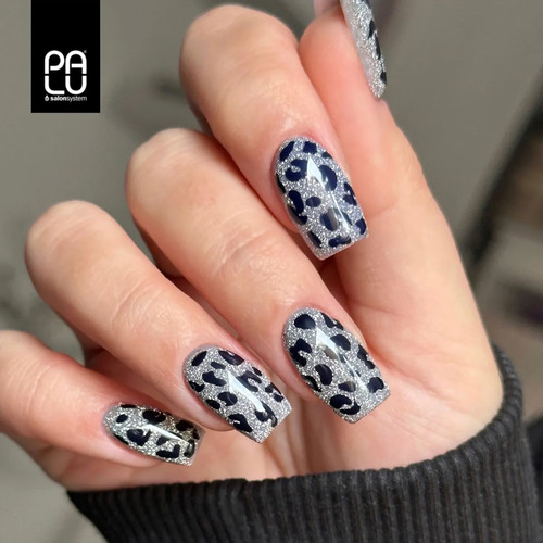 Gel polish PALU Los Angeles LA5 silver reflective 6 g - Фото №2