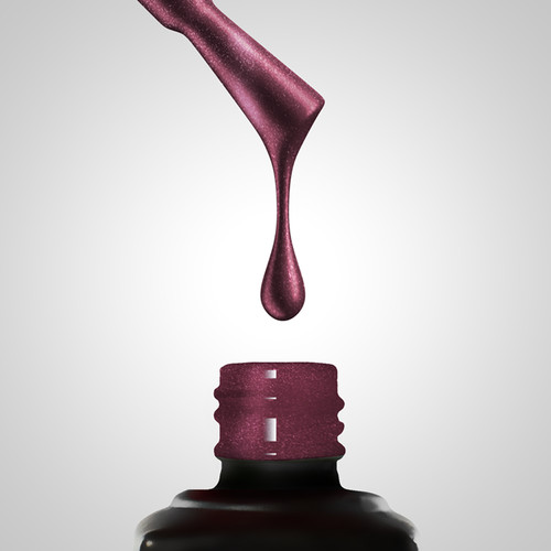 Gel-Nagellack Slowianka Cat Eye 02 Burgundy 8 g - Фото №2